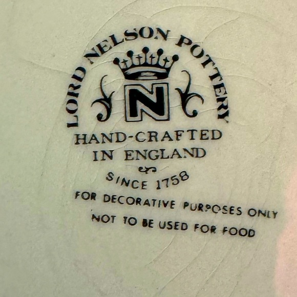 Lord Nelson English Pottery - Springer Spaniel Portrait Plate - Vintage - Picture 4 of 5